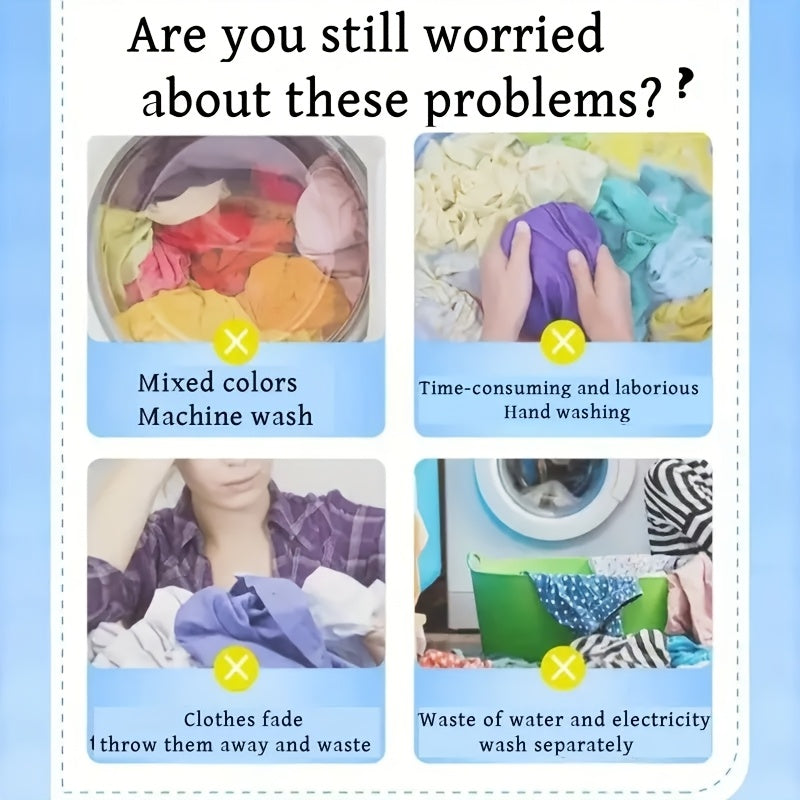 100 pieces of laundry tablets are included in 2 packs to prevent clothes from bleeding colors. This product is a necessary addition to any home, providing practical and user-friendly benefits.