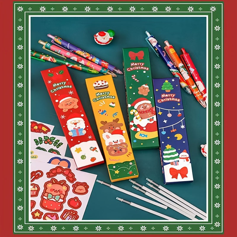 Surprise your loved ones with a high-quality, cute Christmas stationery set in our Creative Christmas Blind Box! This five-piece set is the perfect holiday gift for any stationery lover.