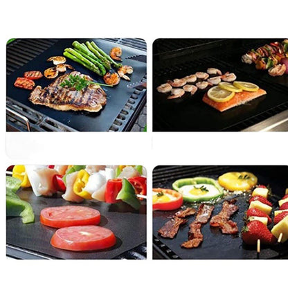 Durable Oven Liner Grill Mat, Multi-Use Non-Electric Baking and Roasting Pad for Food Safety, Ideal for Grilling and Baking