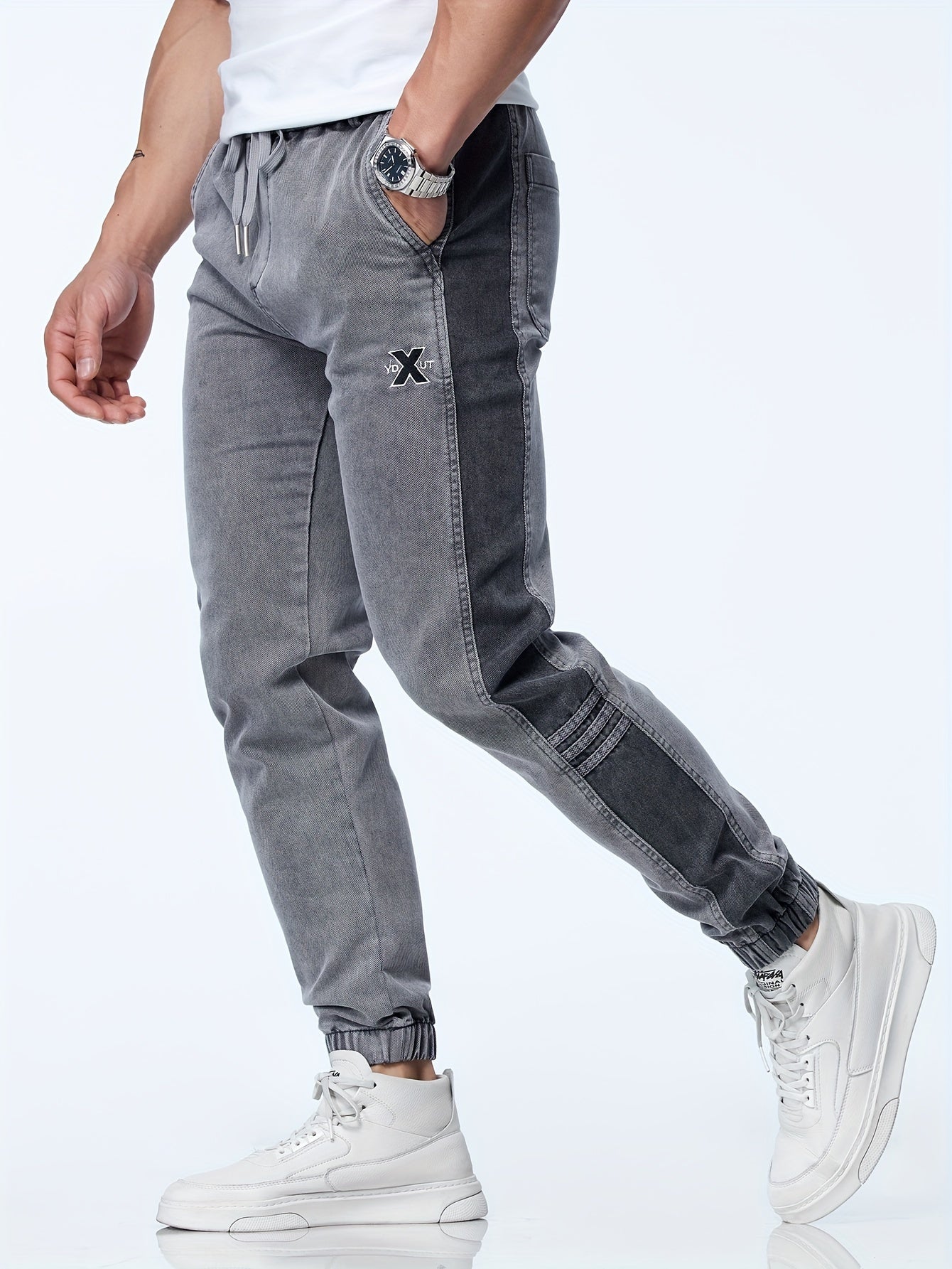 Men's Casual Harem Pants, Street Style Joggers