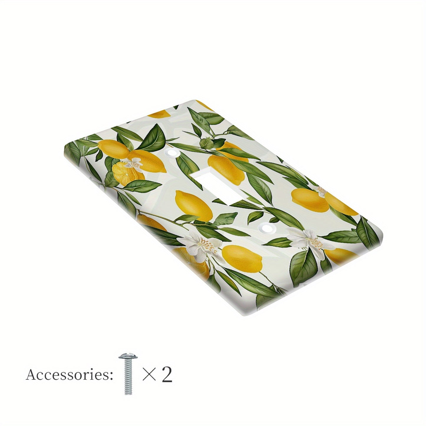 Lemon Tree Decorative Light for Switch Cover, Easy Install, Bedroom & Bathroom Wall Decor.