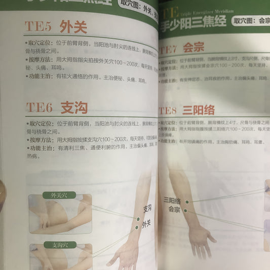 Chinese version of The Complete Book of Meridian and Acupoint Massage.