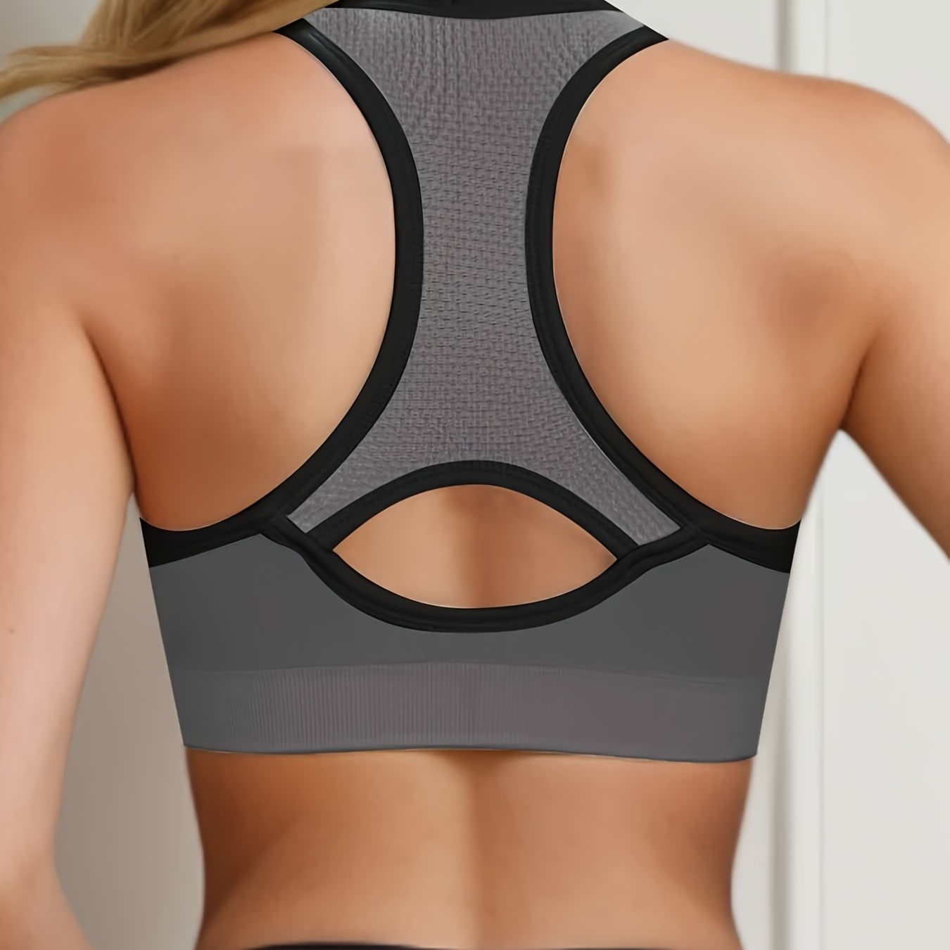 Sleek, comfy sports bra with breathable fabric for women's fitness and lingerie.