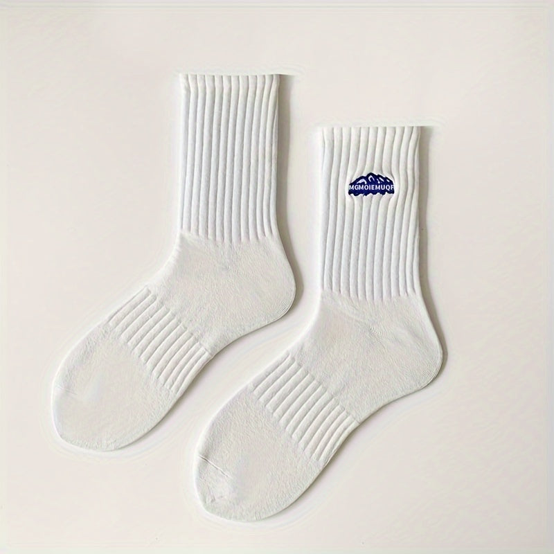 4 pairs of men's casual sports socks, breathable and comfy for spring and summer.