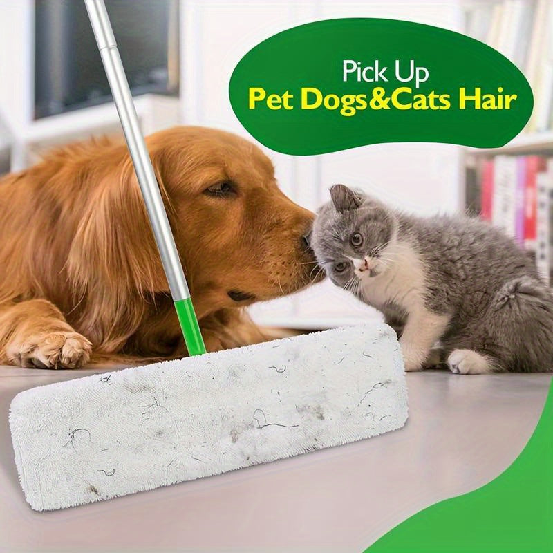 Replace your worn-out mop pads with our Microfiber Mop Pads Replacement. This pack includes 1/4 XL size pads that are reusable, washable, and easy to install. Perfect for capturing pet hair and dust, these refills are a must-have for keeping your floors