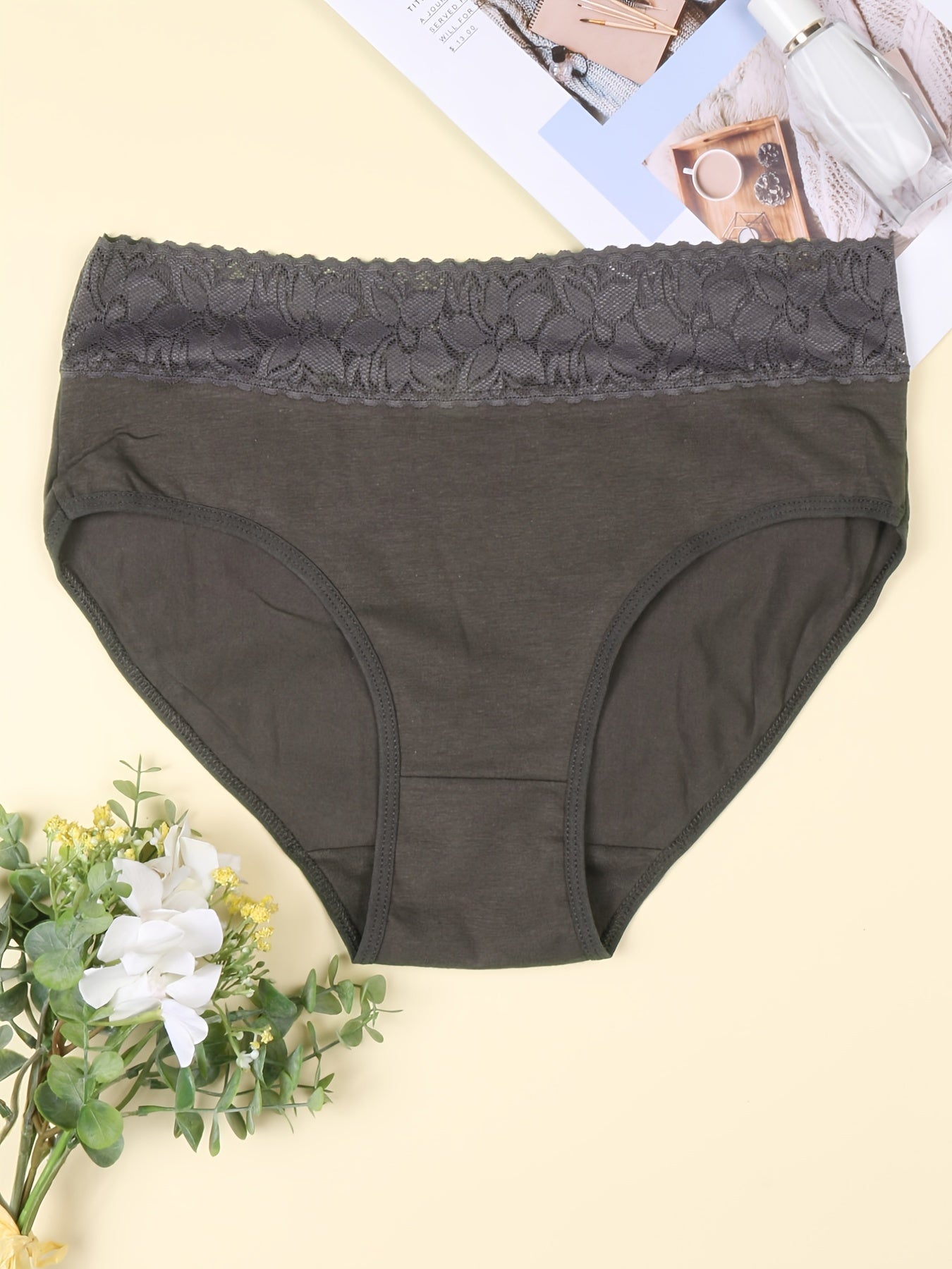 Pack of 6 Women's Lace Bikini Hipster Panties