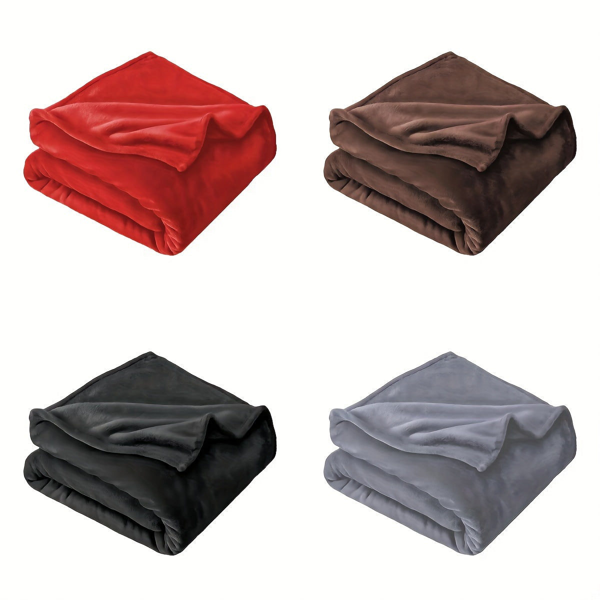 Elegant, Ultra-Soft Black Taffeta Blanket - Luxurious, Thick, and Suitable for All Seasons | Perfect as a Bed Sheet, Throw, Nap, or Pet Blanket | Machine Washable with a Sophisticated Solid Color Design