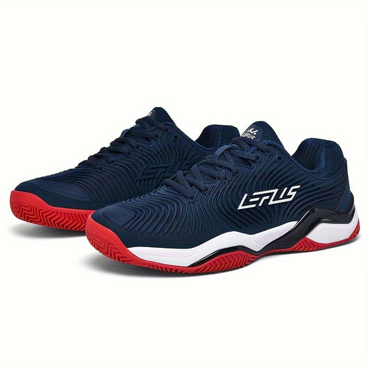 LEFUS Men's Court Shoes for Pickleball, Badminton & Tennis - Durable all-season sneakers with non-slip sole, shock-absorbing insole & fabric upper.