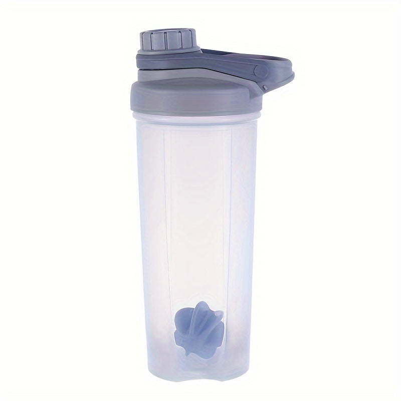 Leak proof protein shaker bottle, 700ml/24oz capacity, BPA free, portable, easy to clean, ideal for gym, fitness, and sports.