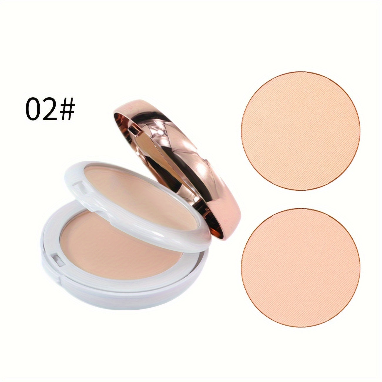 TUZ Avocado Collagen & Vitamin E Pressed Powder - Oil Control, Long-Lasting Matte Finish for All Skin Types with Plant Squalane, Natural Look Compact Face Makeup