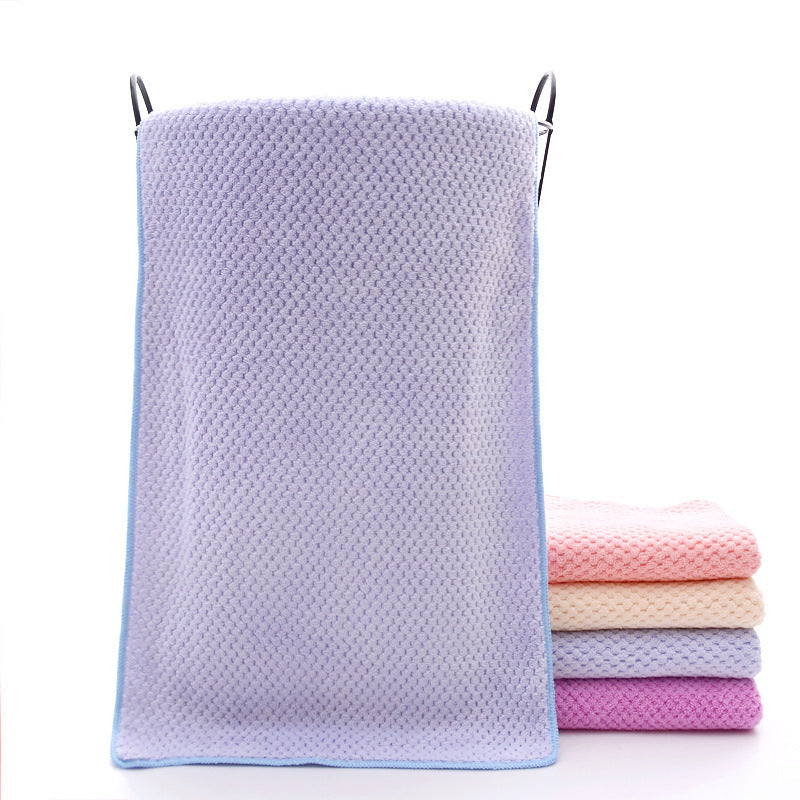 Soft, absorbent towels for various uses including cleaning and washing. Ideal for both men and women at home.