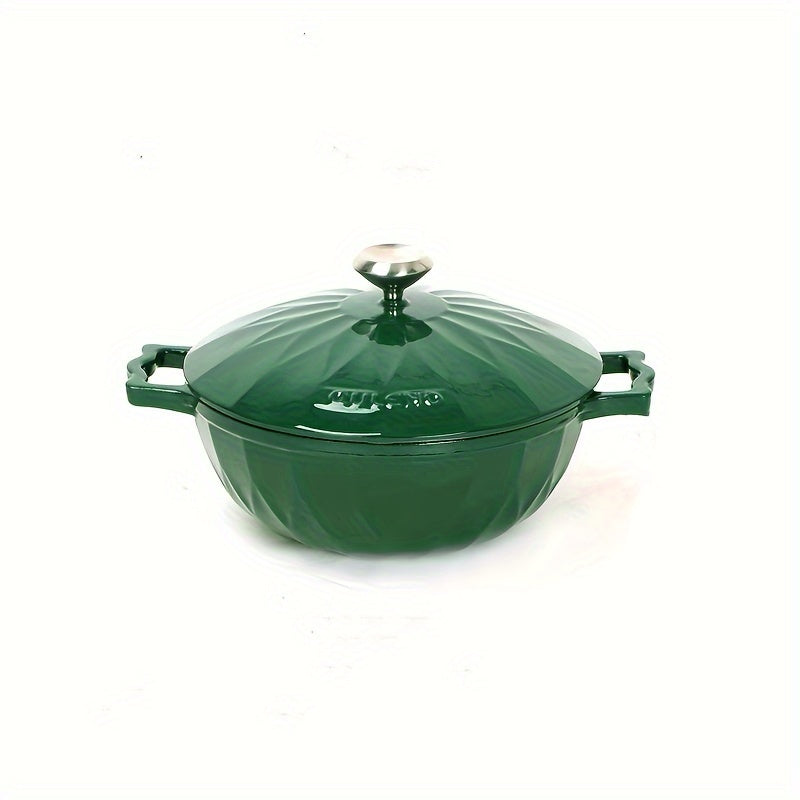 Enameled Cast Iron Pot - Versatile and Non-Stick, Ideal for Cooking Rice & Sauces, Works with Induction, Ceramic, Electric, Halogen & Gas Cooktops - Comes in 78oz, 138oz, and 169oz Options