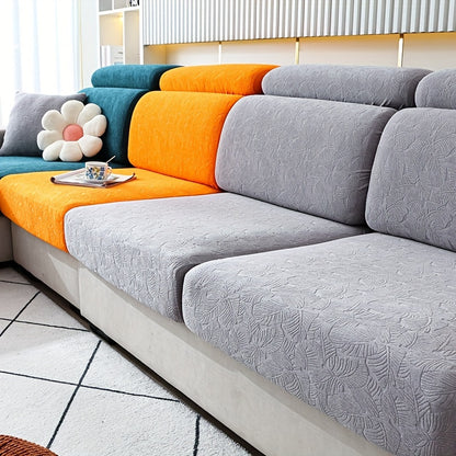 Thick Jacquard sofa cushion cover with elastic-band, perfect furniture protection for bedroom, office, or living room.