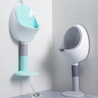 Height-adjustable portable family urinals.