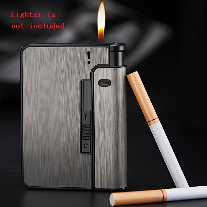 Get the best Father's Day gift with this portable automatic drawing cigarette case that can hold 8 84mm cigarettes. Its waterproof performance makes it the perfect gift for anyone. Suitable