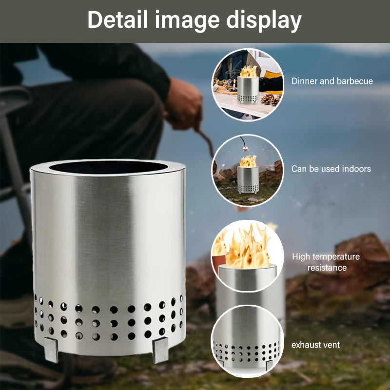 Introducing the Ultimate Outdoor Cooking Solution – Constructed with Durable Iron, this Portable Stove includes a Convenient Stand and Travel Bag, Ideal for Camping, Outdoor BBQs, and Enjoying Toasted Marshmallows. Makes for a Fantastic Gift Idea!