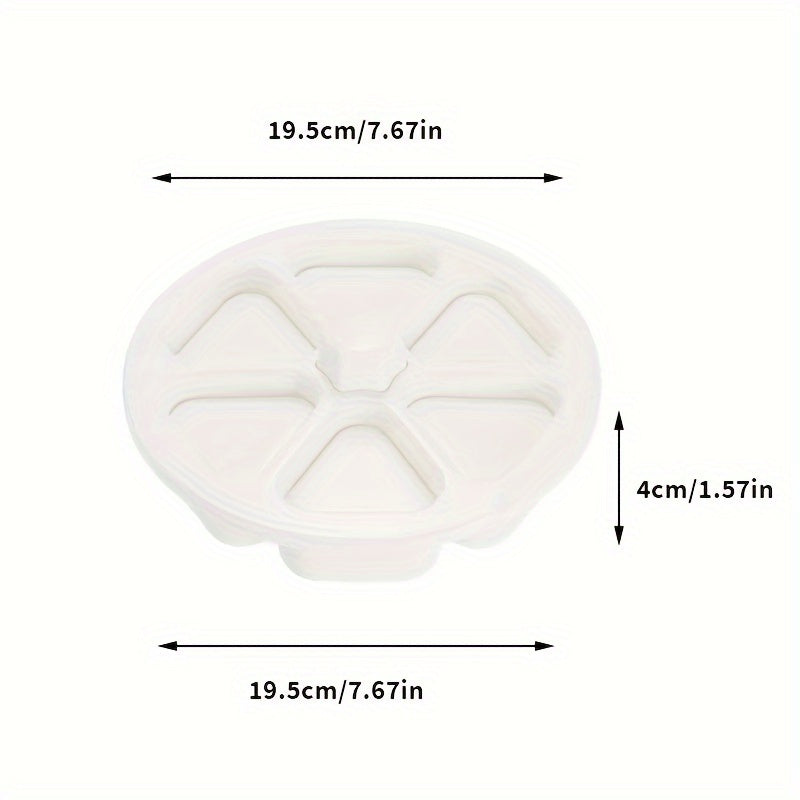 One piece Japanese rice and vegetable roll mold that can make six different shapes. This mold can also be used to create triangle rice and vegetable roll bento box, sushi, laver rice bag, and sushi box.