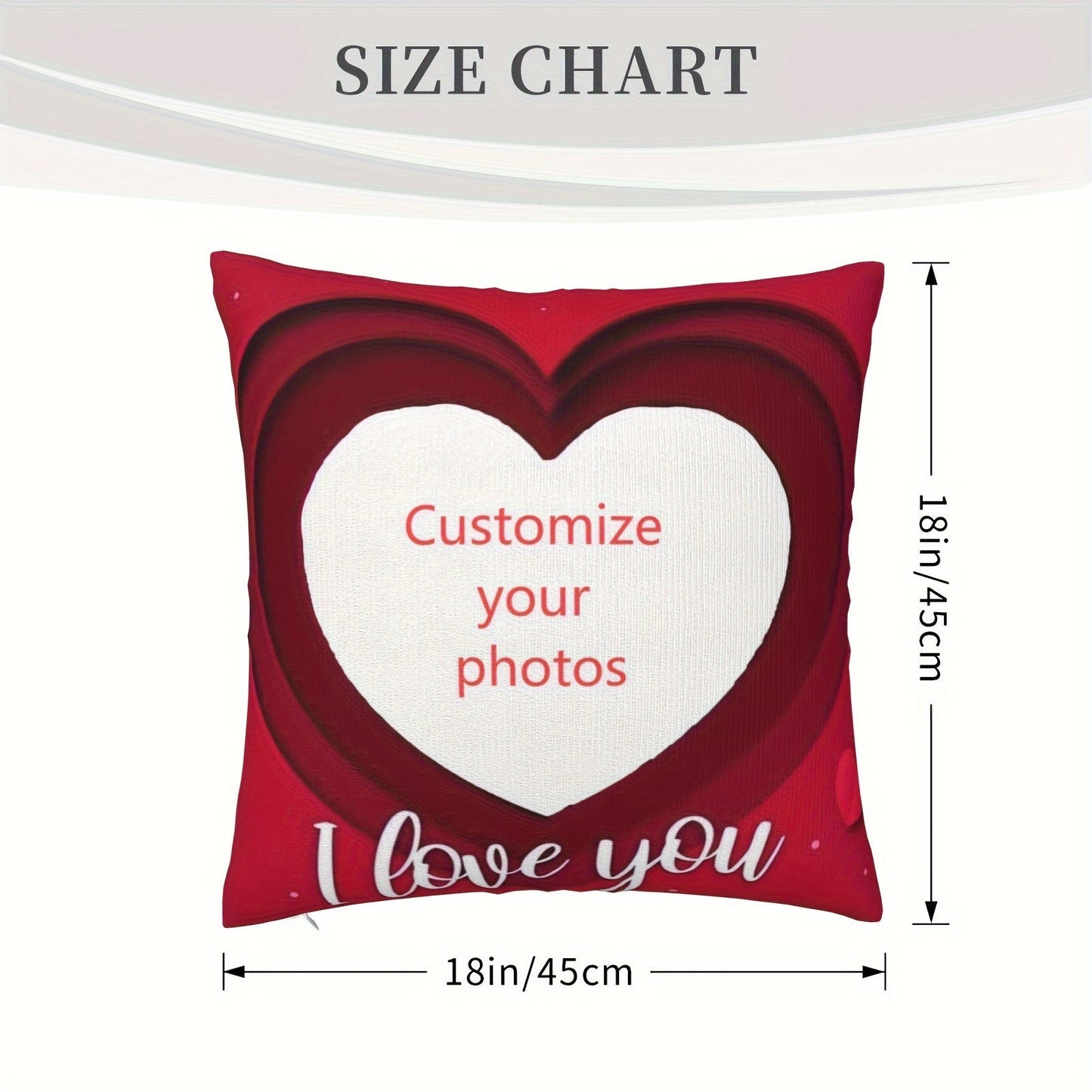 Get cozy with our Customizable Double-Sided Love Photo Pillowcase! This polyester pillowcase comes in red and white and can be personalized with your favorite picture. It makes a perfect gift for your loved ones and adds a special touch to your seasonal