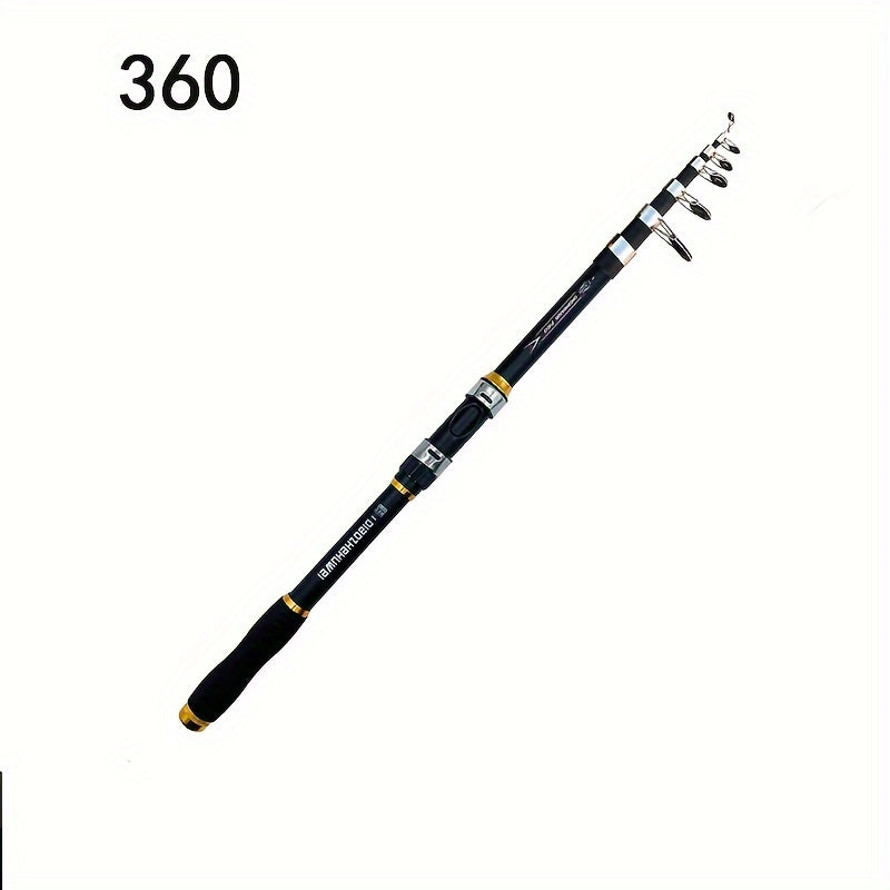 Lightweight and sturdy Telescopic Carbon Fiber Fishing Rod for long-distance casting and sea fishing.