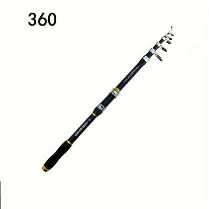 Lightweight and sturdy Telescopic Carbon Fiber Fishing Rod for long-distance casting and sea fishing.