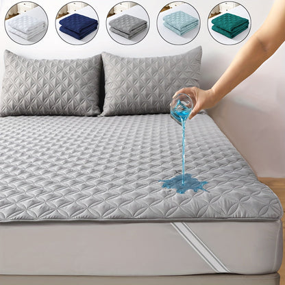 Thickened Ultra-Soft Waterproof Mattress Protector with Dustproof, Hypoallergenic, and Breathable Cover - Perfect for Bedroom, Dorms, and Hotels. Noiseless and Comfortable Mattress Pad (Pillowcase Sold Separately)