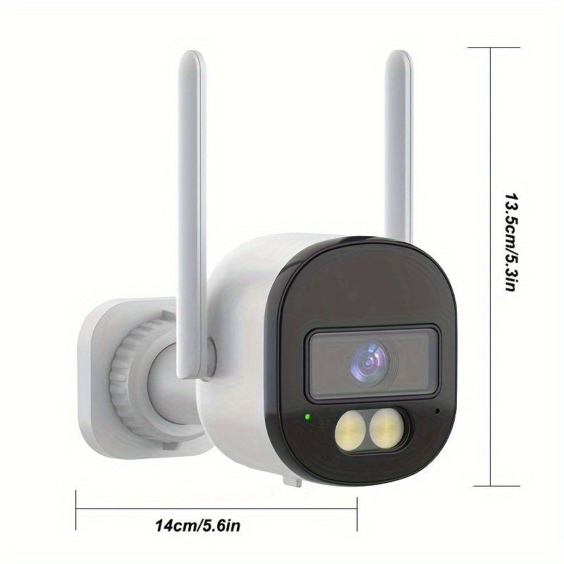 Experience unparalleled security and convenience with our cutting-edge Wireless Outdoor Home Security Camera. This camera comes equipped with Night Vision capabilities, Human and Mobile Detection features, and Two-way Communication functionality. It also