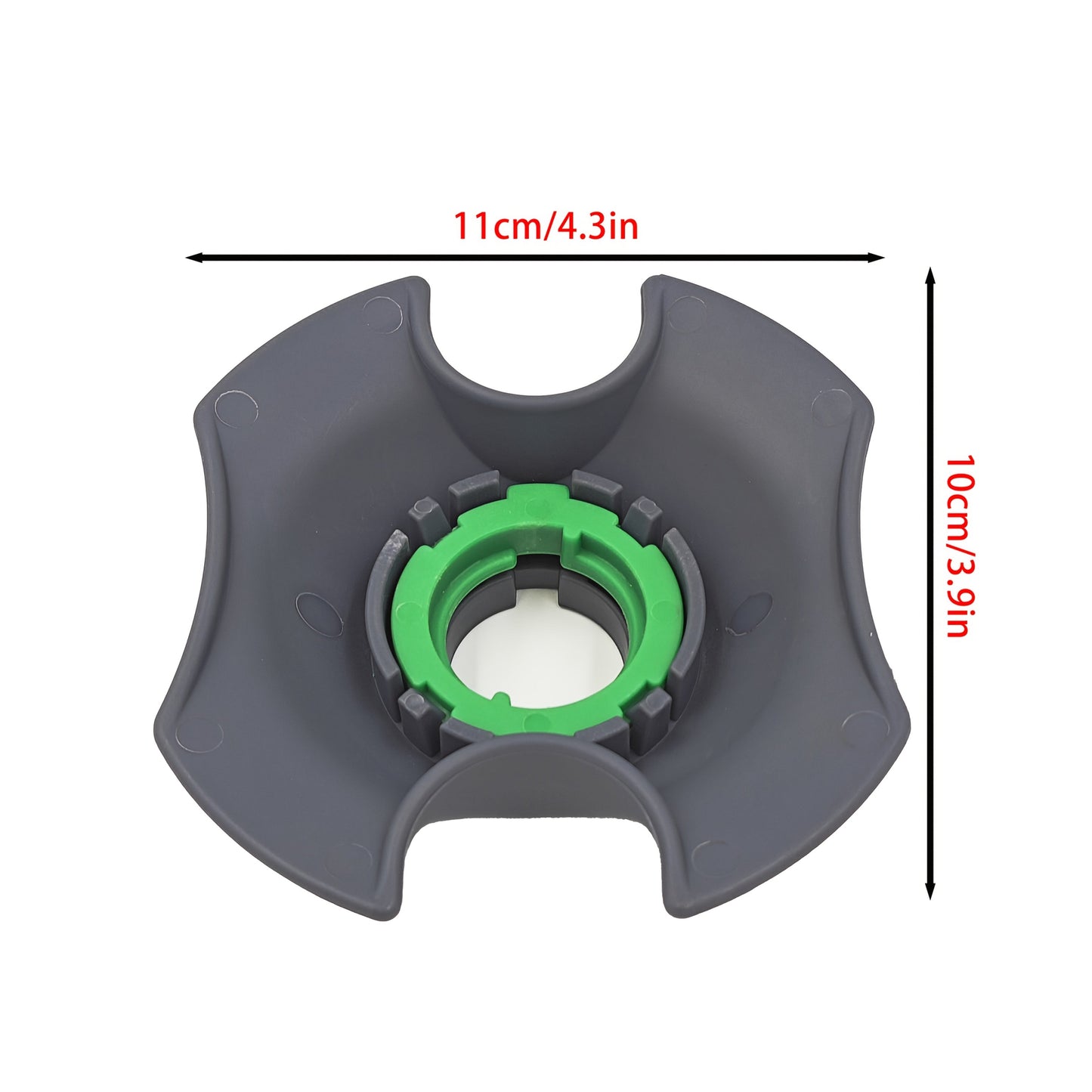 Replacement blade base made from durable PP material for Thermomix Vorwerk TM21 food processor, compatible with mixer accessories that do not come into contact with food.