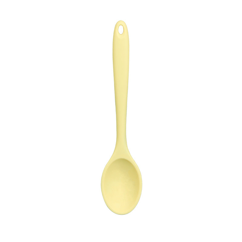 1 piece of silicone soup spoon for meals, kitchen cutlery, and tools.