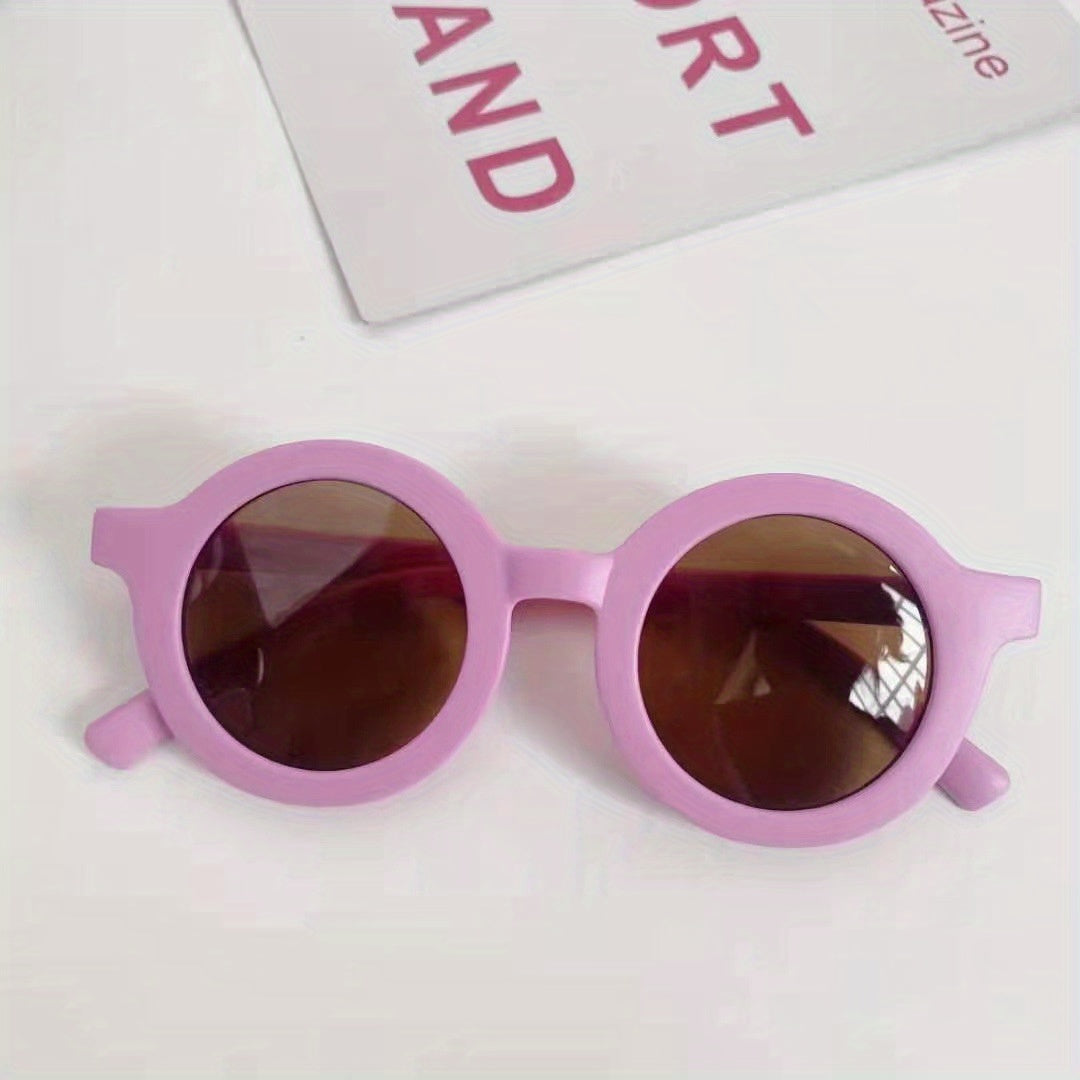 Children's retro fashion cartoon catwalk glasses for birthday parties in cute Nordic style.