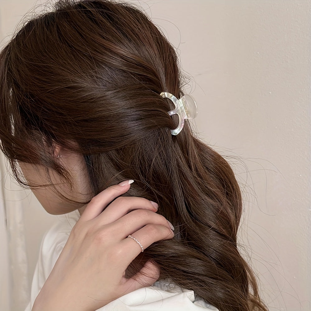 3pcs Super Fairy Acetate Hair Clip for Daily Use, perfect for high ponytails and preventing collapse.