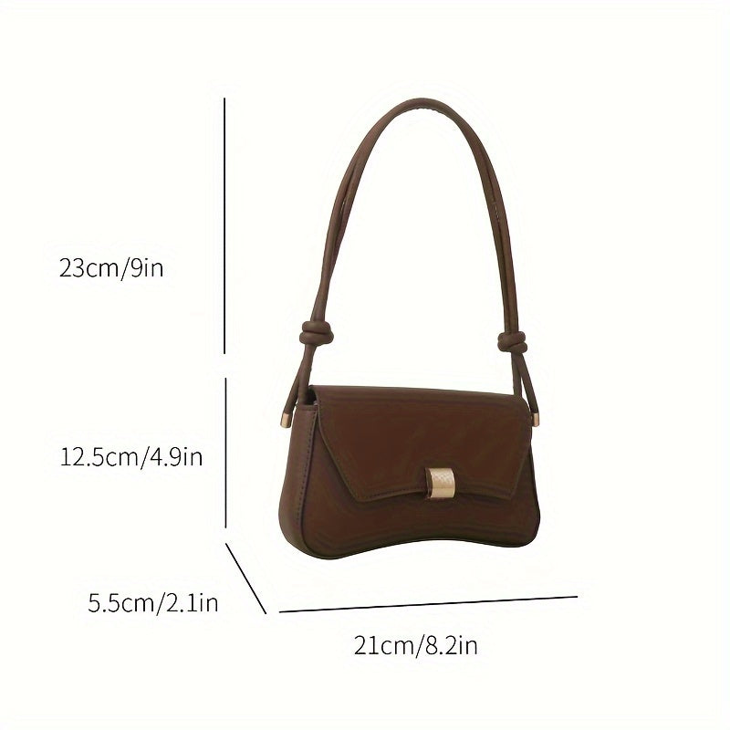 Retro chocolate brown flip cover bag, ideal for women and teenagers, perfect for daily use with 5 color options.