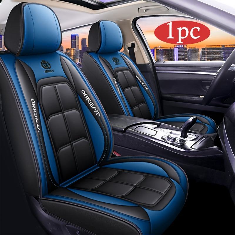 Luxury all-season car seat cushion made of ultra-soft breathable leather.