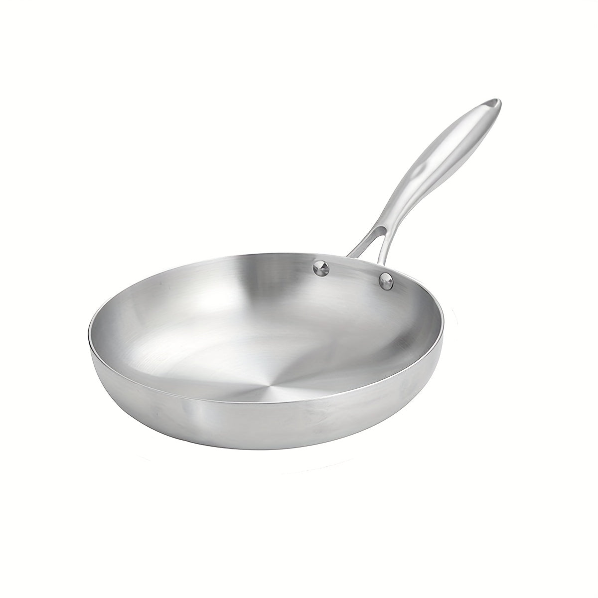 This Stainless Steel Skillet is versatile, non-stick, easy to clean, and has a durable and comfortable grip handle for effortless cooking. It is perfect for sautéing, frying, and baking, and is dishwasher safe, making it ideal for both home and