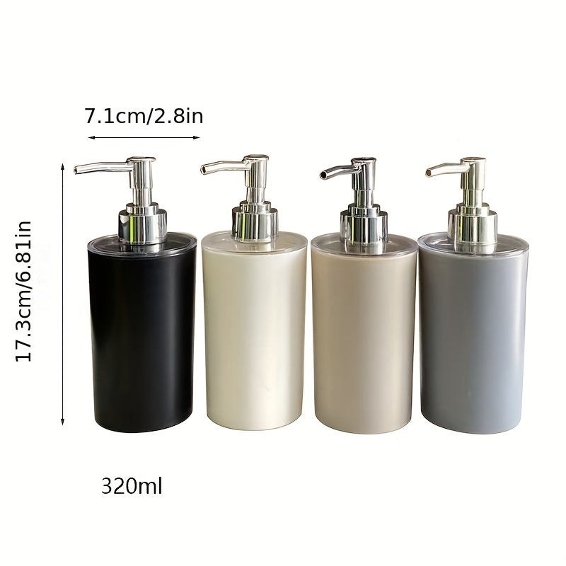 1 Countertop Soap Dispenser, 320ml Plastic Hand Soap/Lotion Pump Bottle for Bathroom and Home Decor.