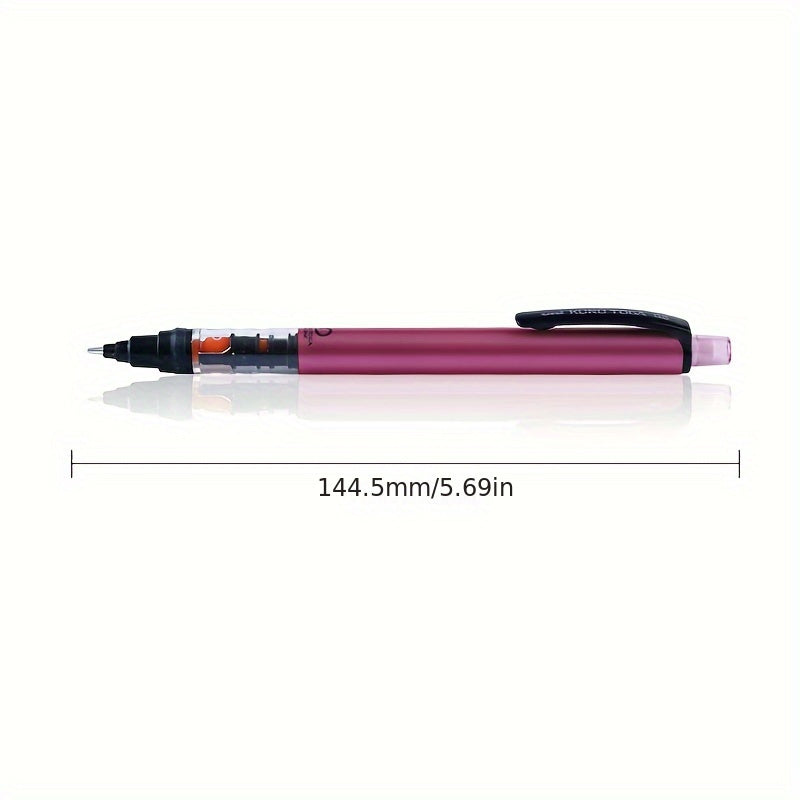 KURUTOGA Erasable Mechanical Pencil M5-452, 0.5mm HB Lead, Rotating Action for Smooth Writing - Perfect for Daily Office Use