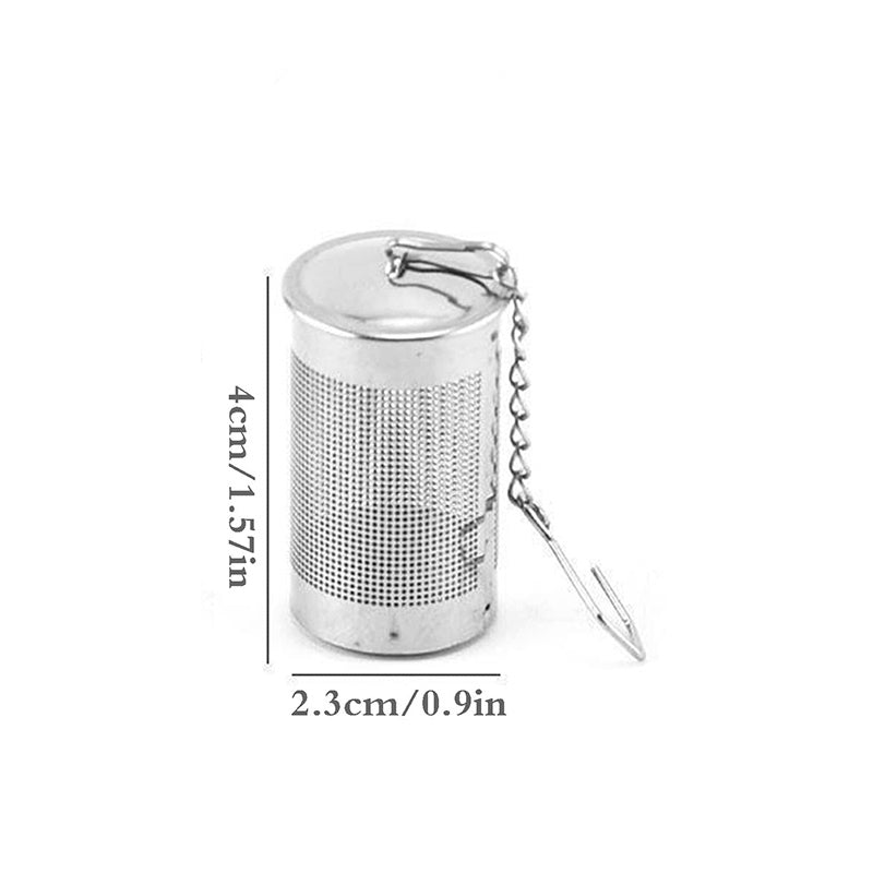 Prevent Tea Leaves from Leaking and Keep Your Cup Clean with this Stainless Steel Tea Filter featuring a Convenient Hook.