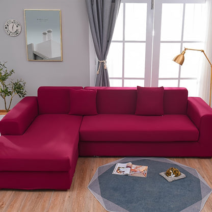 Modern sofa cover with non-slip elastic band, machine washable, made of 95% polyester and 5% spandex. Compatible with various sofa sizes, no printing, stitched craftsmanship, fabric weight of 100-120 g/m².