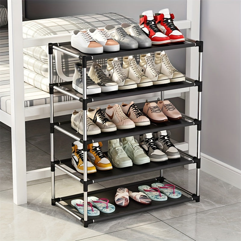 Renters and dorm residents can utilize this Storage Shoe Cabinet. Designed for small spaces, this Multi-layer Economic Storage Magic Shoe Rack is perfect for narrow dorms and rental houses. Its simple design makes it easy to use and an ideal solution for