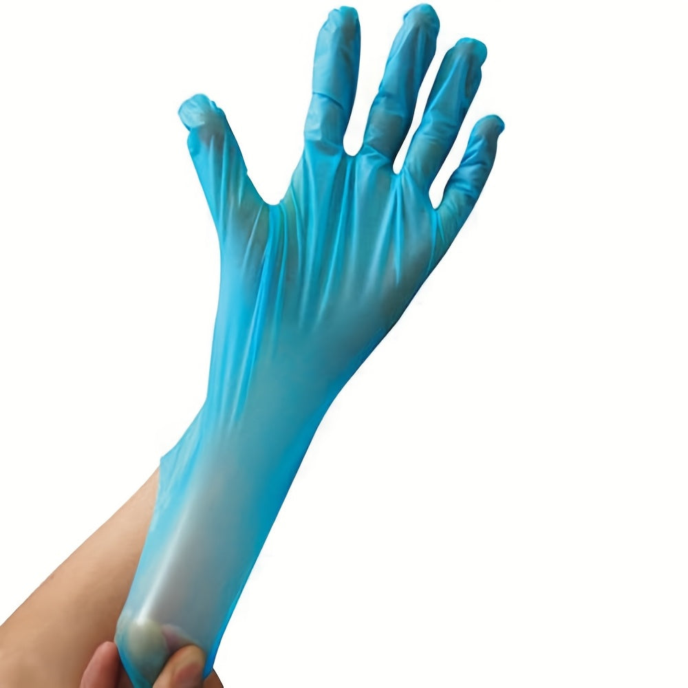 Pack of 50 Waterproof Disposable Gloves for Veterinary, Hunting & Outdoor Activities - Made of Lead-Free Plastic, Perfect for Home Cleaning Jobs