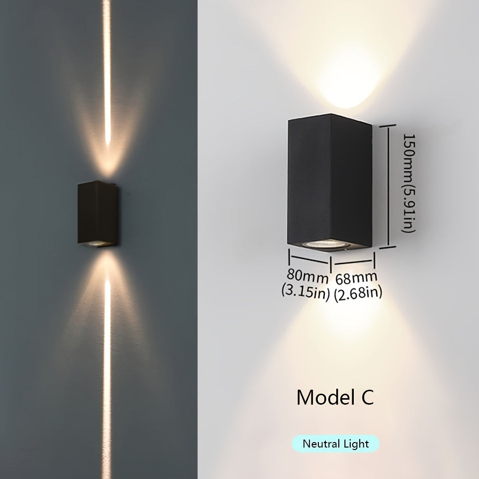 LED Wall Lamp for outdoor garden lighting, available in 3W and 6W options. Suitable for use in gardens and porches.