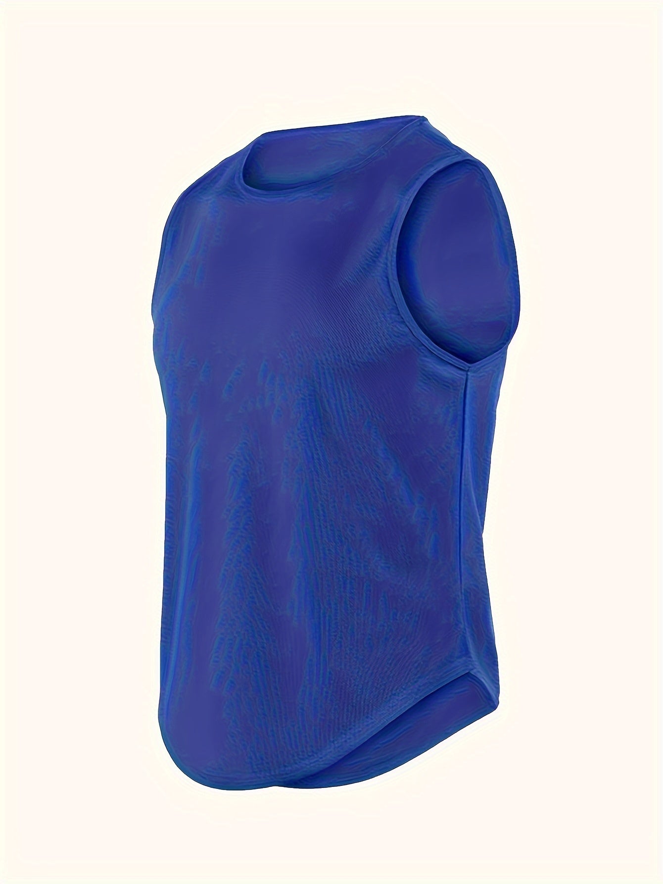 Men's Plus Size Sleeveless Tank Top for Running, Training, and Marathon Workouts - Quick-Dry, Breathable, Comfort Fit.