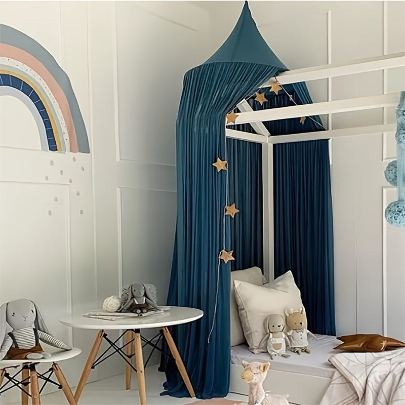 Transform your child's bed with the Baby Chiffon Ceiling Mosquito Net, a light and breathable canopy that adds a decorative touch to their room. Perfect for creating a cozy and fun hideaway, this bed mantle mosquito net makes a great Christmas or