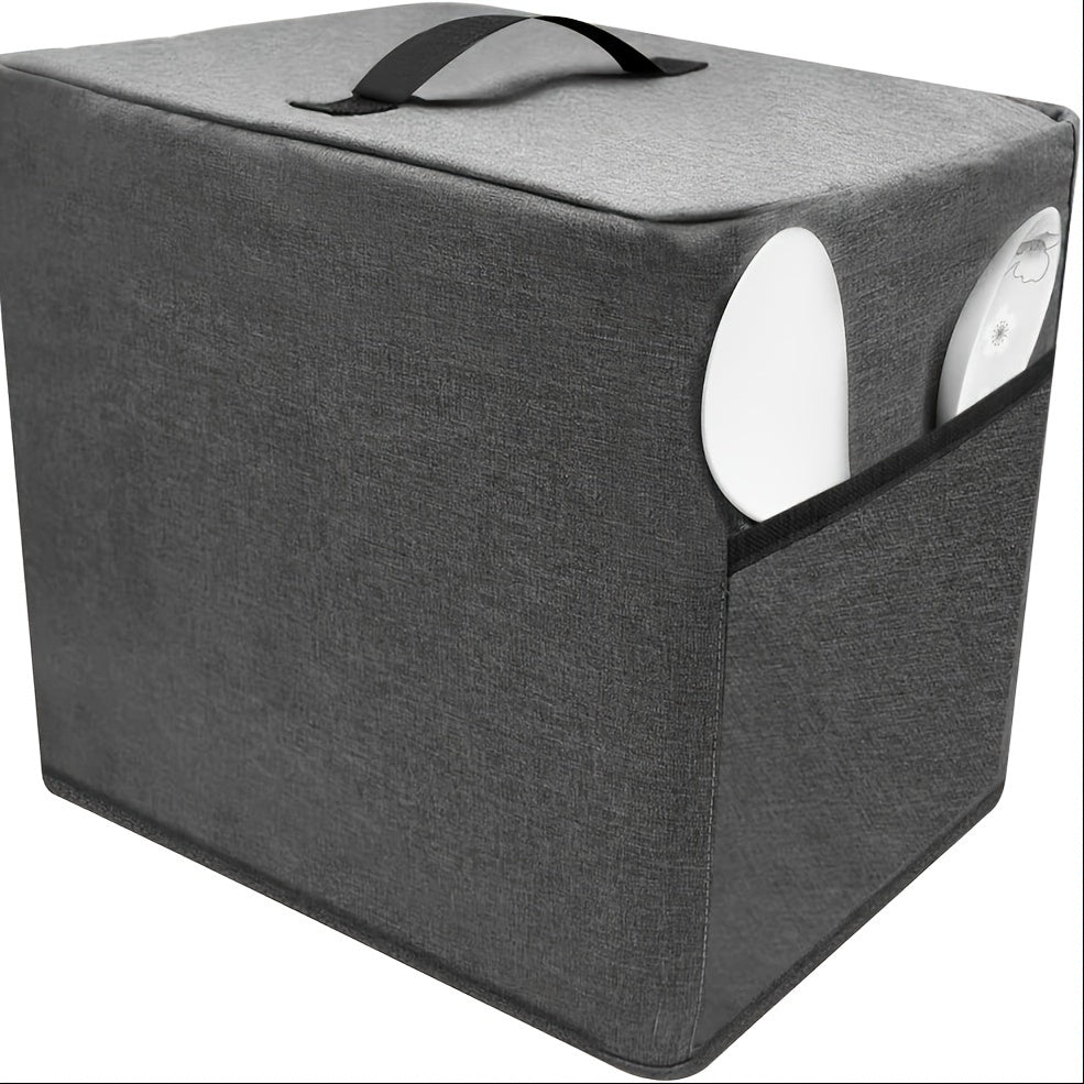 Protect your air fryer with our reusable dust cover, designed to fit models ranging from 2.99 to 6.02L. Made from durable polyester, this cover is perfect for both kitchen and restaurant appliances. Measures 35.56x26.67x30.48cm and is ideal for winter