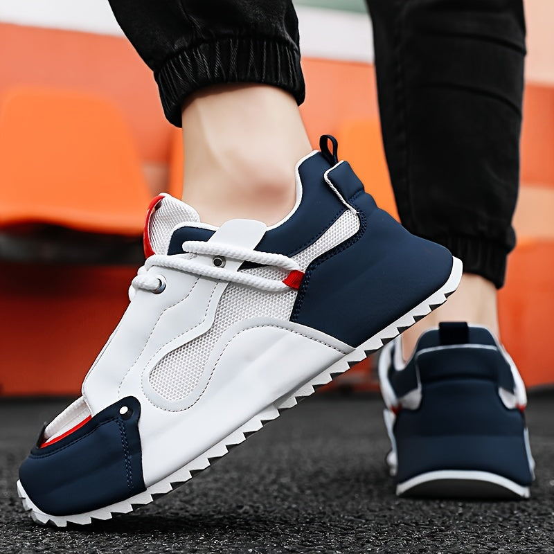 Men's Zhenyu Fashion Sneakers - Versatile casual running shoes with non-slip durable design, breathable lining, and comfort insole. Ideal for all seasons, hiking, daily wear, and camping.