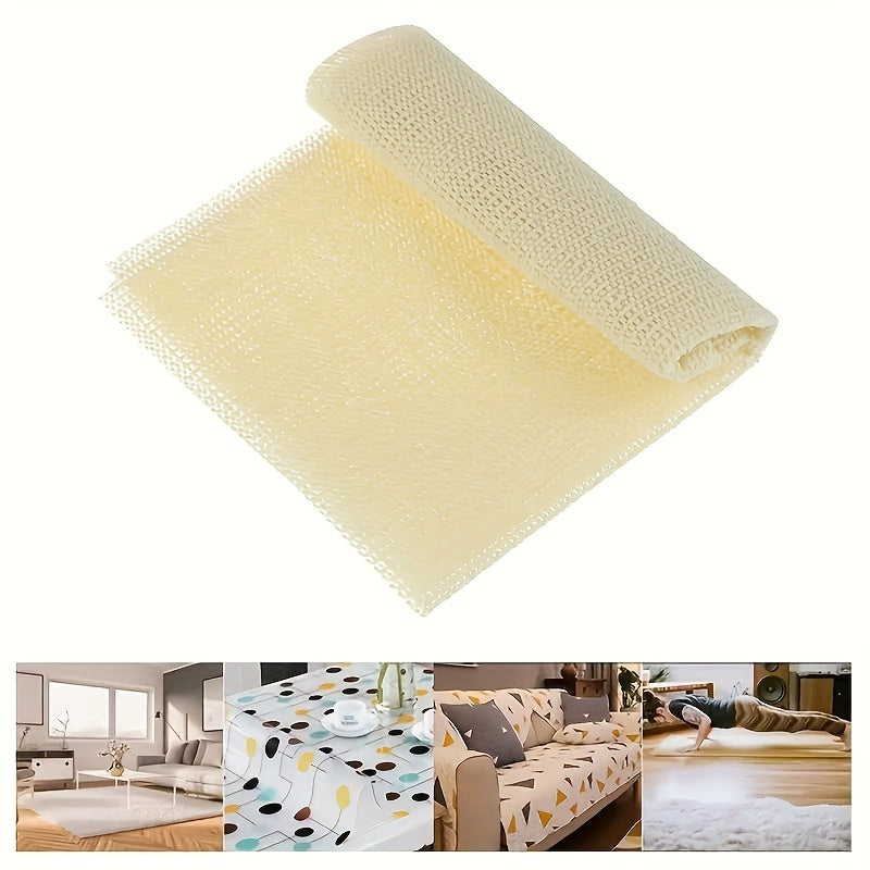 Large Non-Slip PVC Mat Gripper, Machine Washable Underlay Mat for Home Stability and Floor Protection, Furniture Stability|Patterned Flooring Accessory|PVC Foam Mat, Floor Mats for Home- 1 Piece