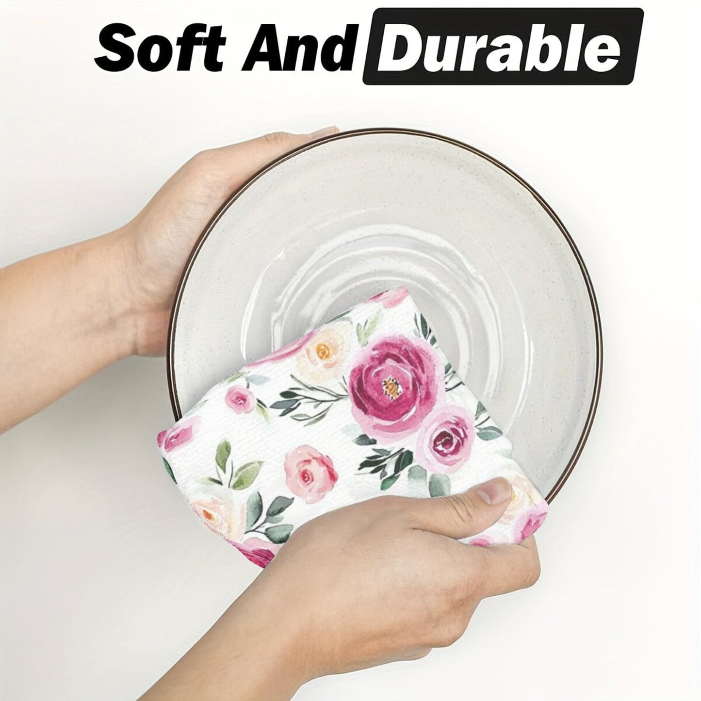 Two scouring pads dish cloths