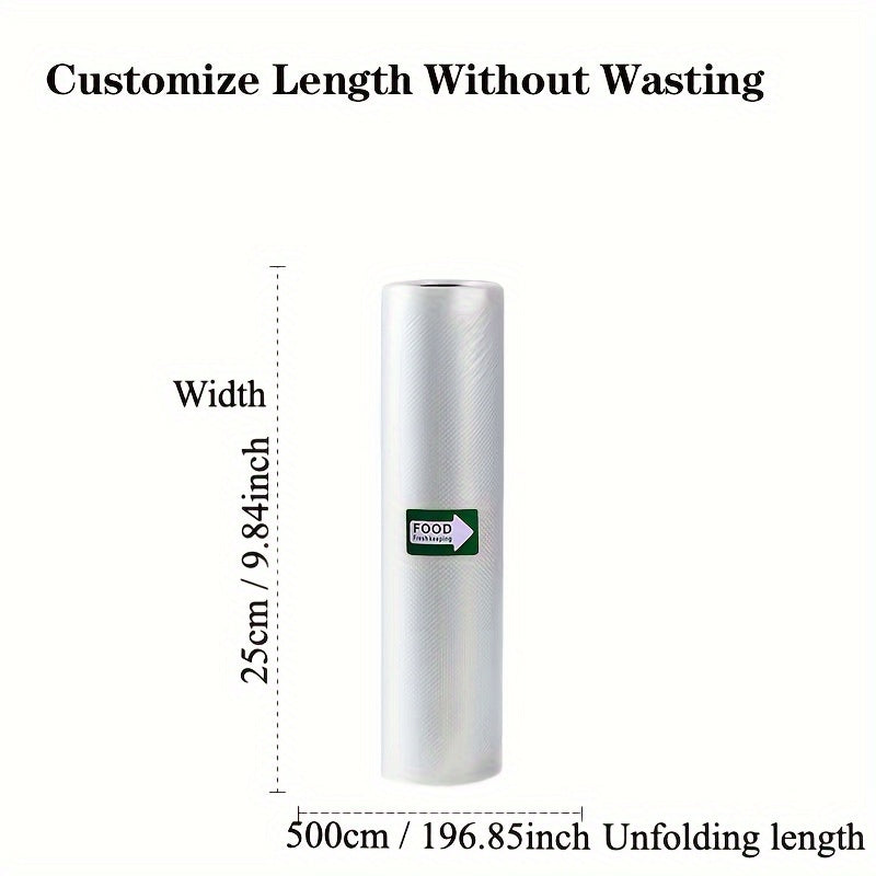 Food preservation vacuum sealer bags - Maintain the freshness of meat, steak, and more, perfect for sous vide cooking, essential for every kitchen.