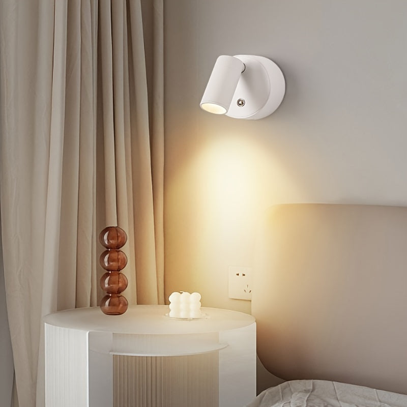 Rechargeable touch-control LED night light with magnetic COB downlight. Features USB charging, 2000mAh lithium battery, 180° adjustable angle, and wireless wall mount. Promotes health care vision and is suitable for various rooms.