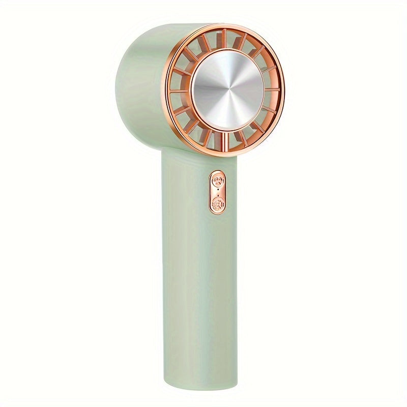 1 piece of USB Cooling Fan, Handheld Semiconductor Electric Fan for Outdoor Use, Portable Mini Cold Compressor for Cooling, Small Portable Air Conditioner with Hot and Cold Compress feature (2400mAH battery).