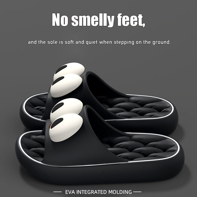 Kawaii cartoon EVA clogs - lightweight, soft soles, non-slip shower slides for summer indoor wear